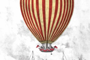 Montgolfier balloon at the gardens 1838