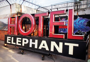 Hotel Elephant sign