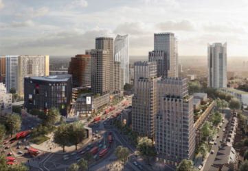 CGI of Town Centre development