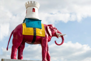 Elephant and Castle statue