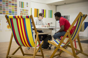 Shop Front design studio at Elephant and Castle shopping centre