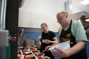 The kitchen at the Castle Canteen