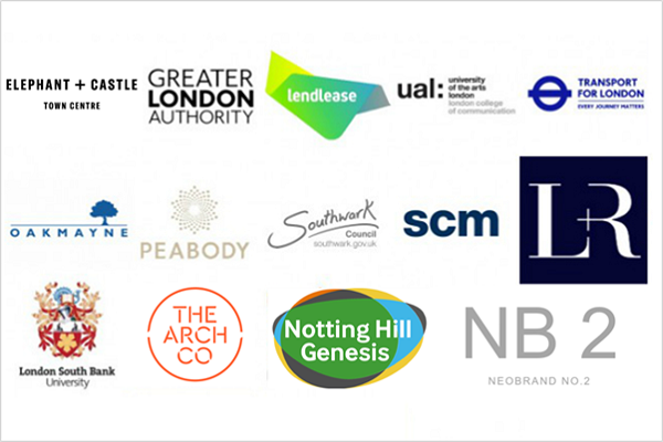 Elephant and Castle Partnership logos