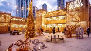 Castle Square at Christmas