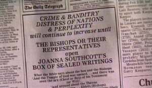 Southcottian advert Telegraph